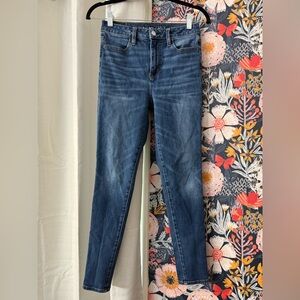 American Eagle Outfitters Dark Blue Skinny Jeans